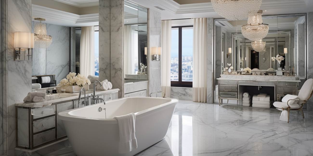 Duża łazienka: luksus i przestrzeń