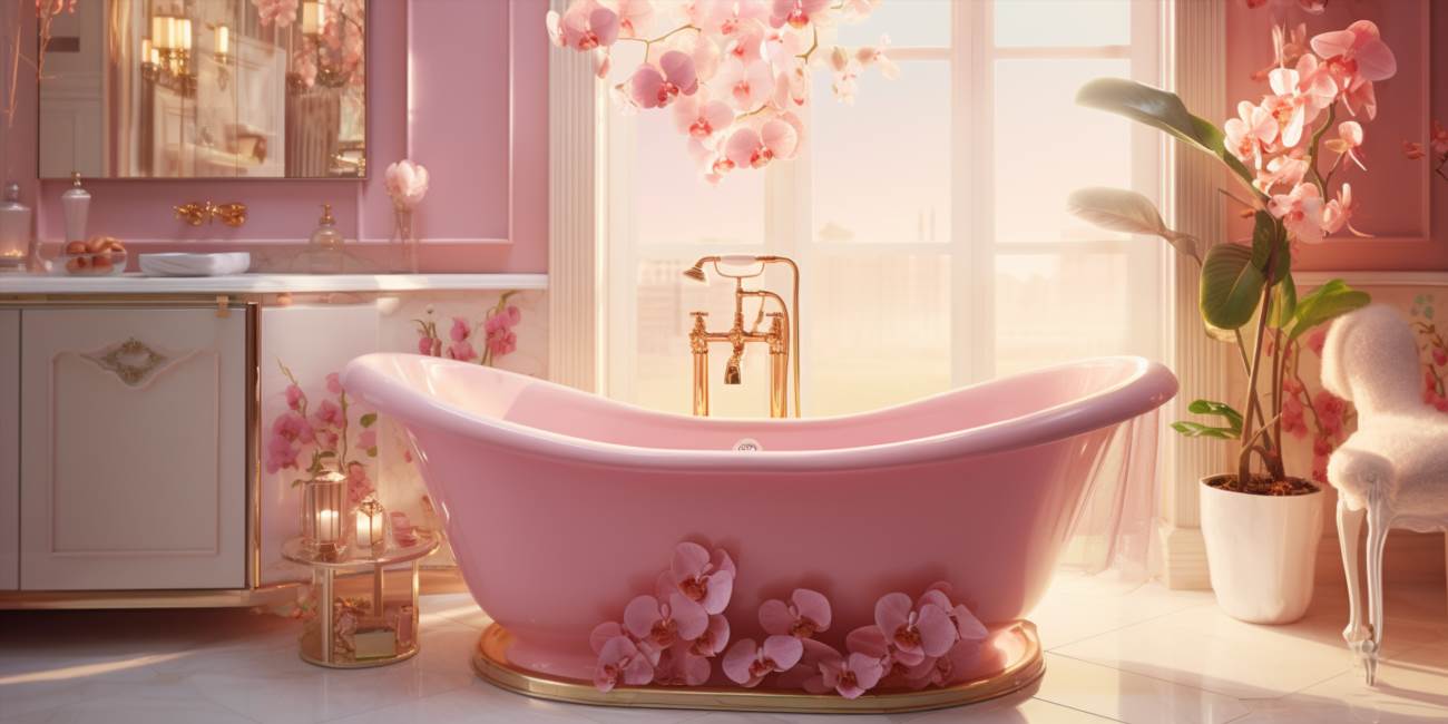 Różowa łazienka - twoje nowe wnętrze w stylu elegancji